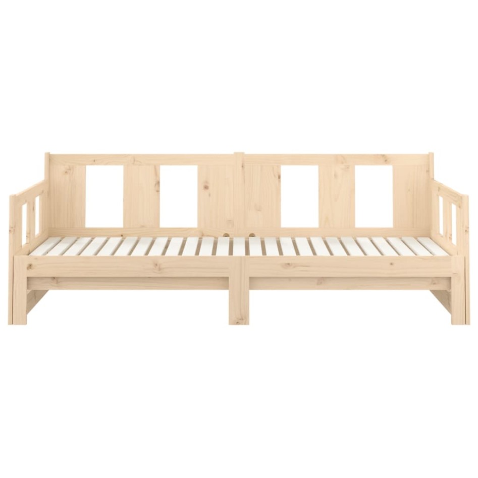 Sofá cama extraíble madera maciza de pino 2x(90x200)