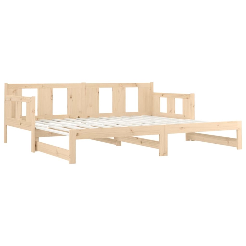Sofá cama extraíble madera maciza de pino 2x(90x200)