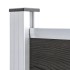 Panel de valla WPC gris 175x146