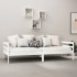 Sofá cama de madera maciza de pino blanco 90x200