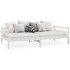Sofá cama de madera maciza de pino blanco 90x200