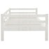 Sofá cama de madera maciza de pino blanco 90x200