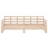 Sofá cama extraíble madera maciza de pino 2x(90x200)