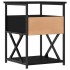 Mesitas de noche 2 uds madera de ingeniería negro 40x42x55