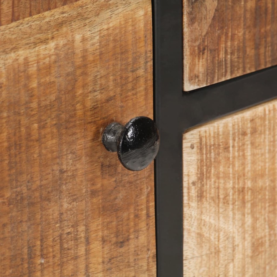 Aparador de madera de mango rugosa 85x30x80