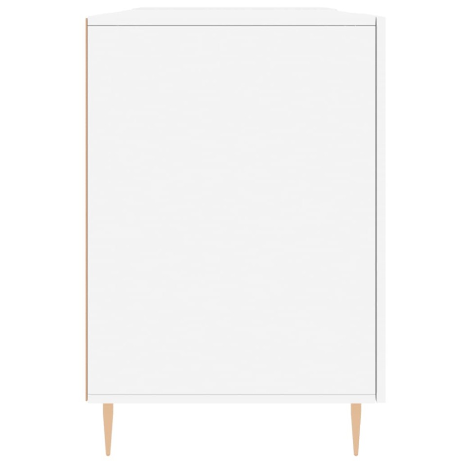 Escritorio madera de ingeniería blanco 140x50x75