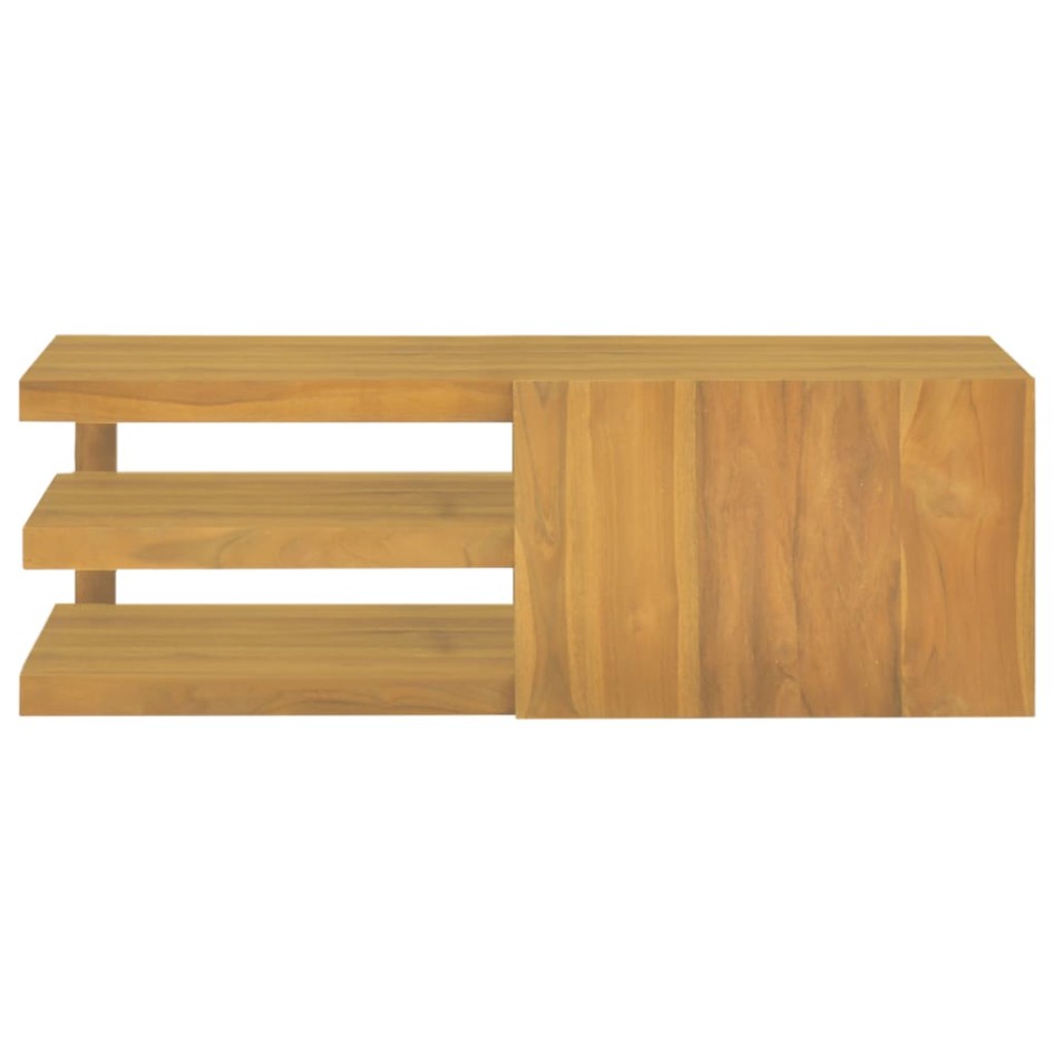 Armario de baño de pared madera maciza de teca 90x40x30