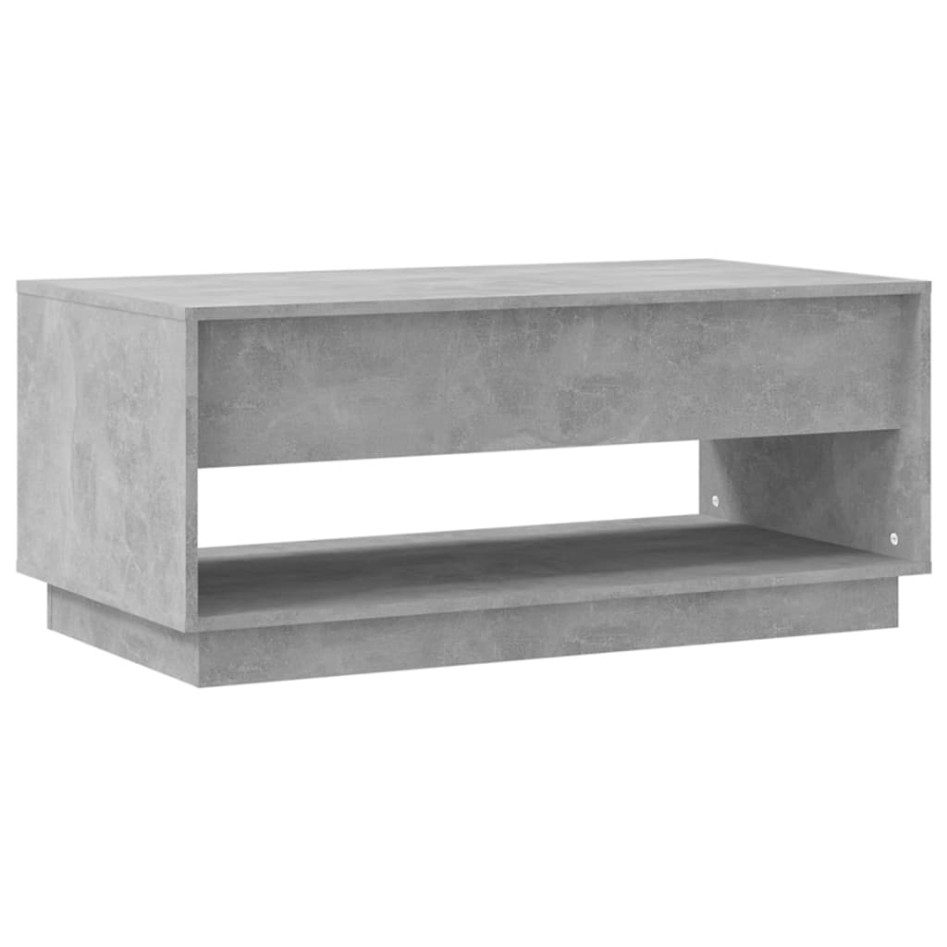 Mesa de centro madera contrachapada gris hormigón