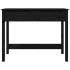 Escritorio con cajones madera maciza de pino negro 100x50x78