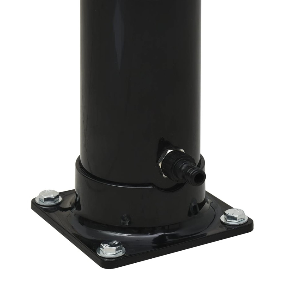 Ducha solar negra 214 cm 20