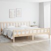 Estructura de cama madera maciza 180x200 cm