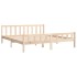 Estructura de cama madera maciza 180x200