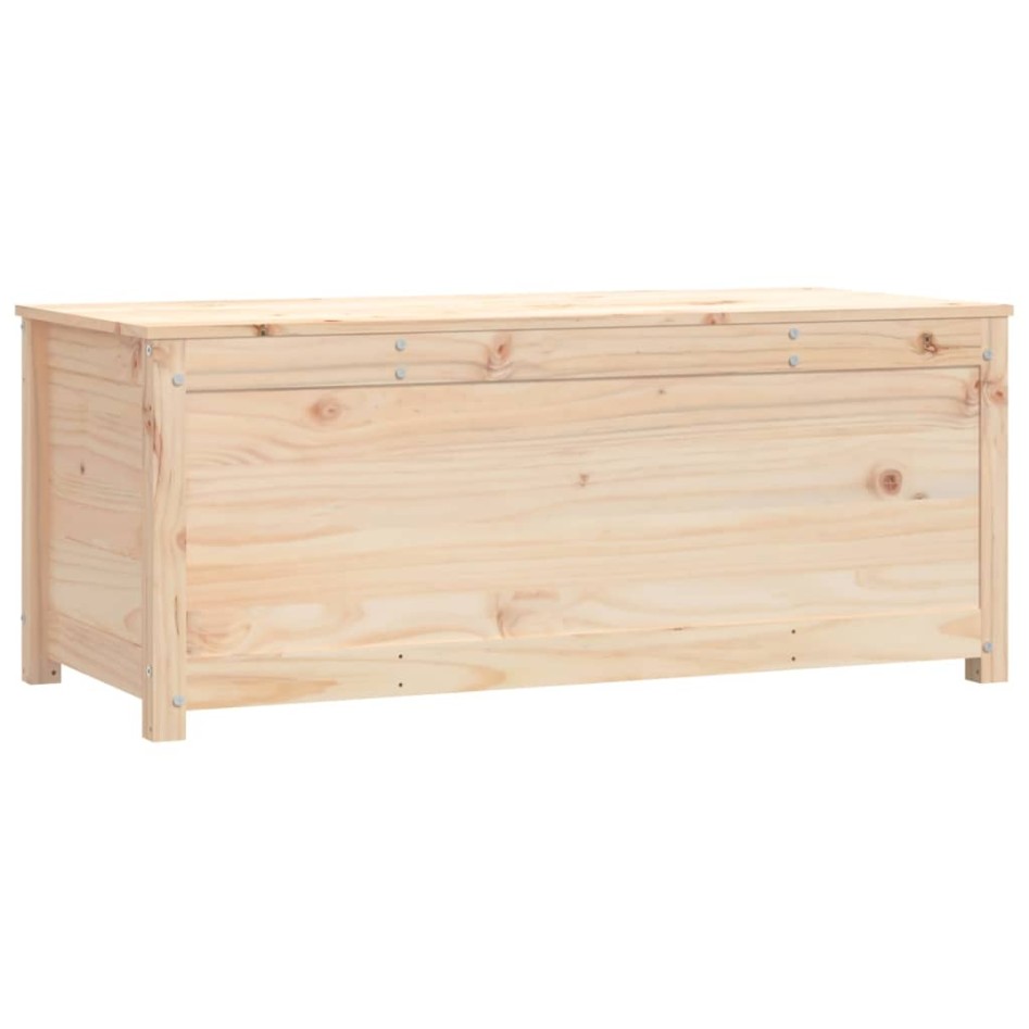 Caja de almacenamiento madera maciza de pino 110x50x45,5