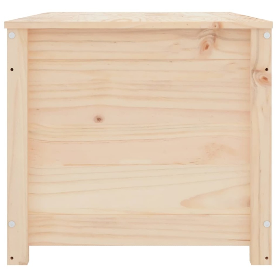 Caja de almacenamiento madera maciza de pino 110x50x45,5