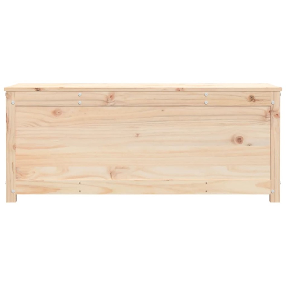 Caja de almacenamiento madera maciza de pino 110x50x45,5