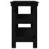 Banco de trabajo de madera maciza de pino negro 110,5x50x80