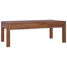 Mesa de centro de madera maciza de teca 110x60x40