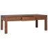 Mesa de centro de madera maciza de teca 110x60x40