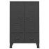 Armario industrial acero gris antracita 67x35x107
