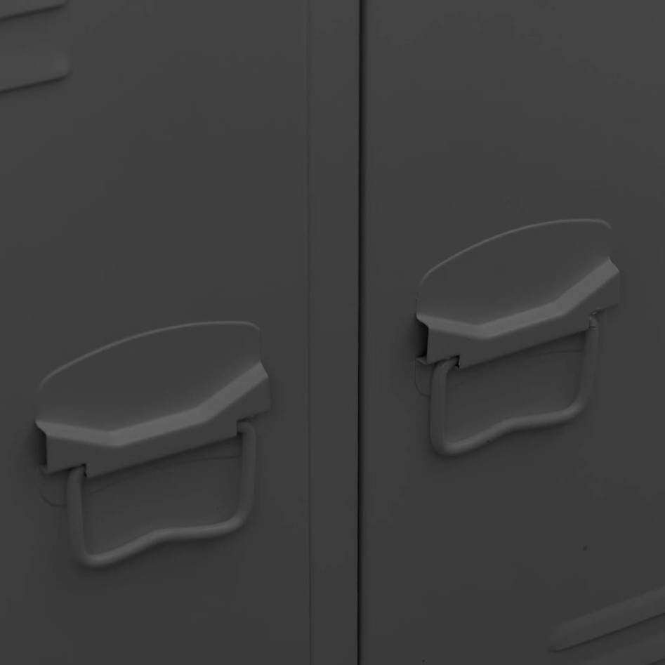 Armario industrial acero gris antracita 67x35x107