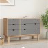 Cajonera OTTA madera maciza pino marrón y gris 111x43x73,5