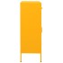 Armario de almacenamiento acero amarillo mostaza 80x35x101,5