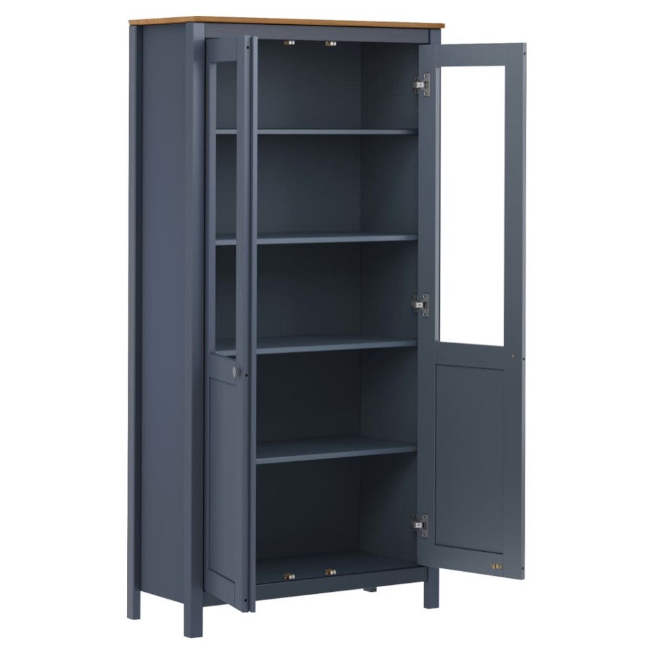 Aparador Hill madera de pino gris 85x37x170,5