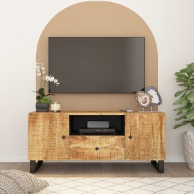 Mueble de TV madera mango y madera contrachapada 105x33,5x46