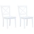 Sillas de comedor 2 unidades madera maciza de caucho