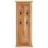 Percheros 2 unidades madera maciza de acacia 38x100