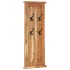 Percheros 2 unidades madera maciza de acacia 38x100