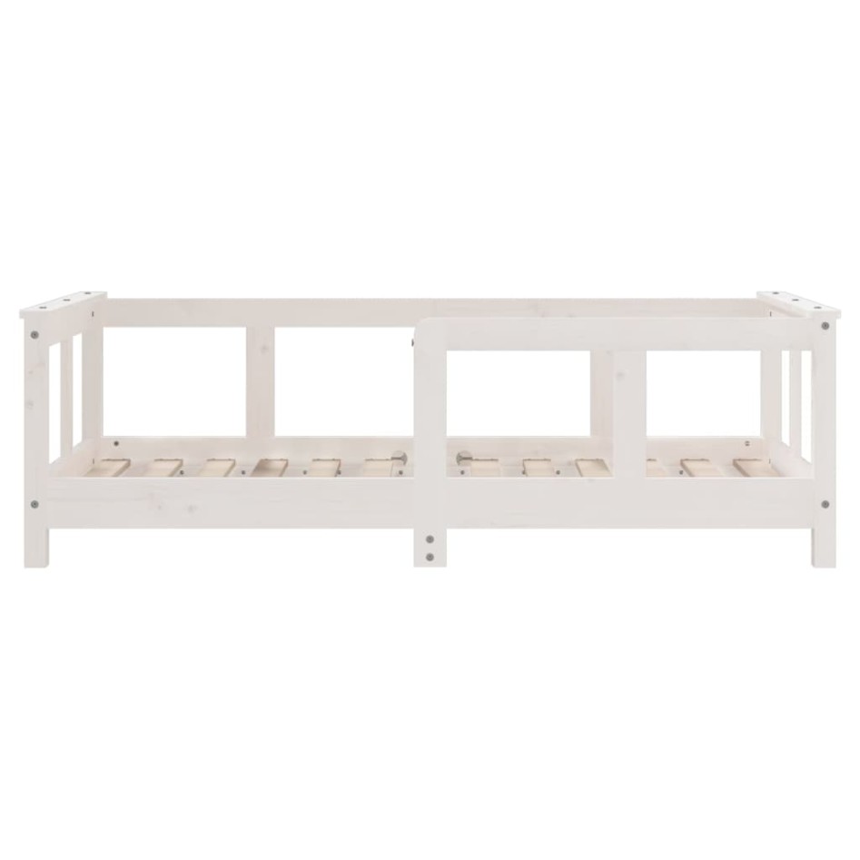 Estructura de cama para niños madera de pino blanco 70x140