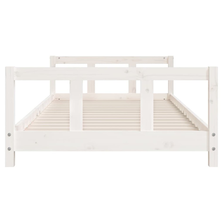Estructura de cama para niños madera de pino blanco 90x190