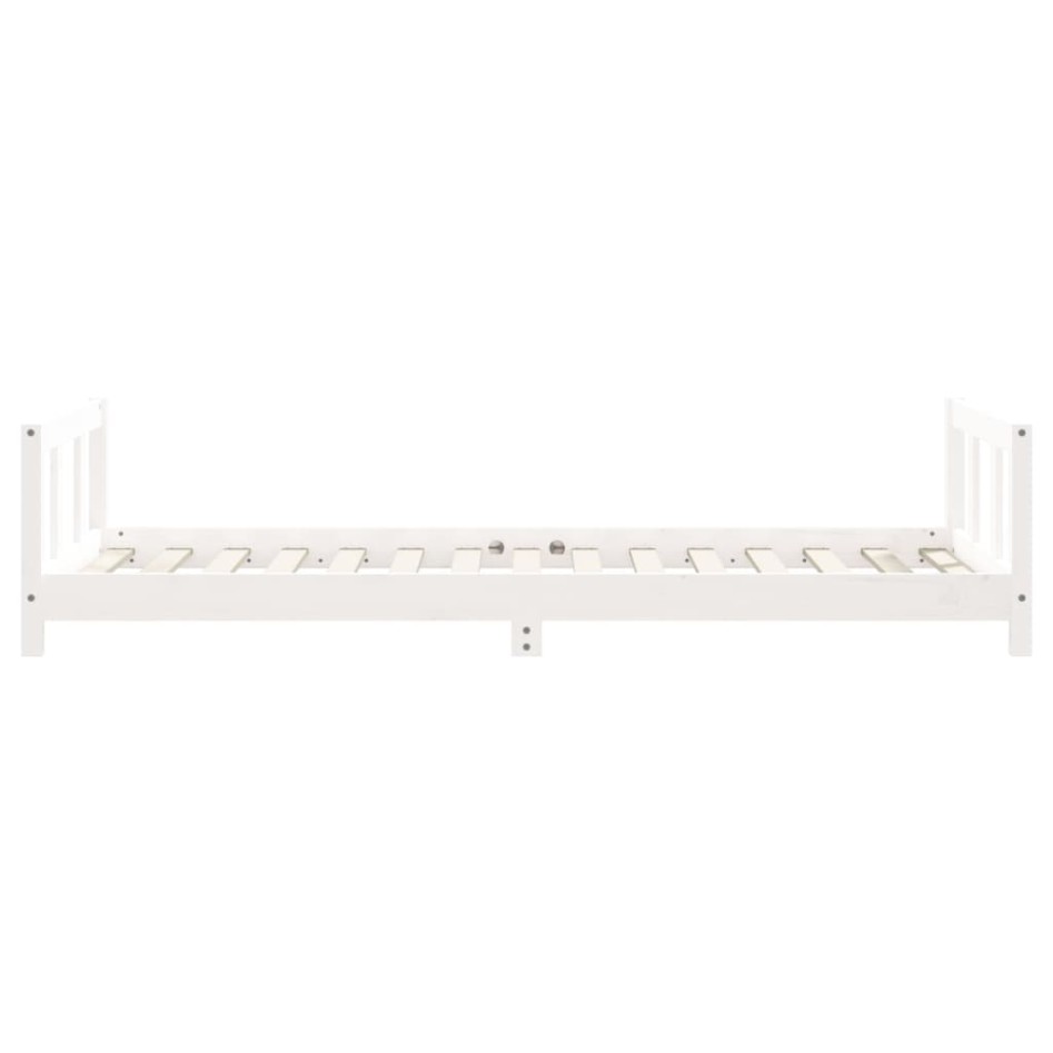 Estructura de cama para niños madera de pino blanco 90x190