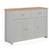 Aparador gris 112x35x81