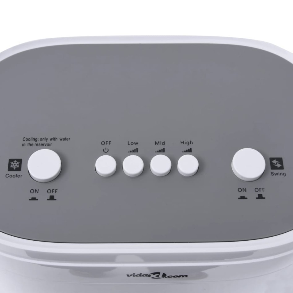 Humidificador enfriador de aire móvil 2 en 1 80