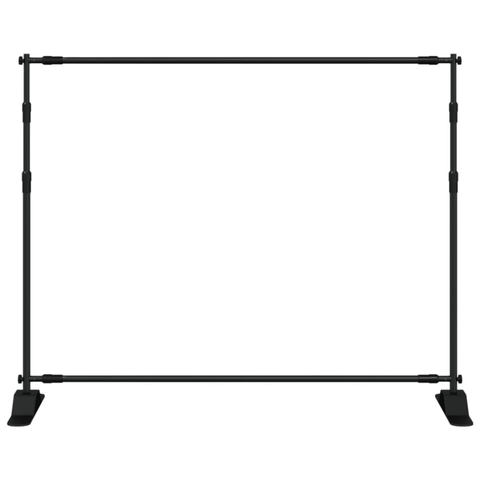 Soporte de telón de fondo acero negro 254x243