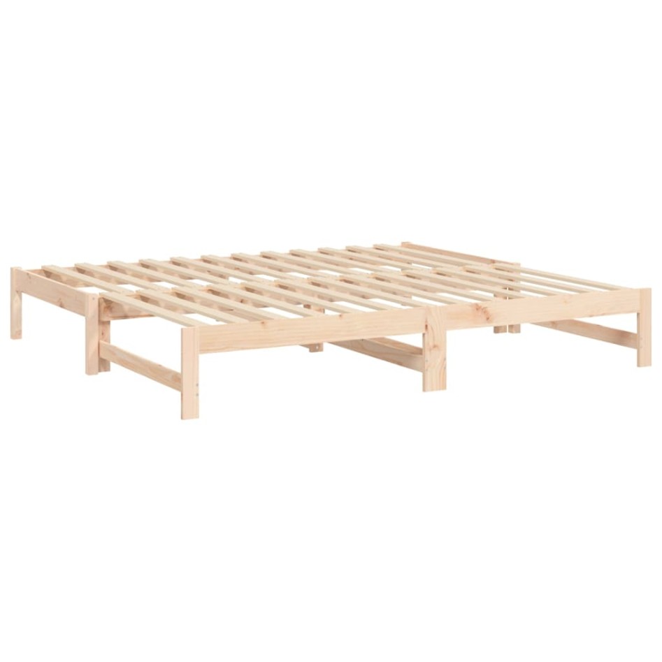 Sofá cama extraíble madera maciza de pino 2x(90x190)