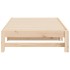 Sofá cama extraíble madera maciza de pino 2x(90x190)