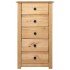 Aparador de madera maciza de pino estilo Panamá 46x40x89