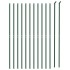 Cerca de alambre con brida verde 1,4x25
