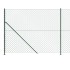 Cerca de alambre con brida verde 1,4x25