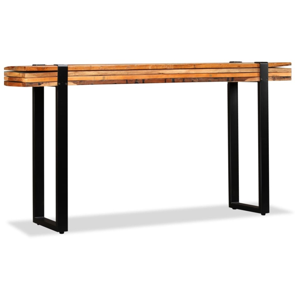 Mesa consola de madera maciza reciclada