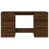 Escritorio madera contrachapada roble marrón 140x50x77