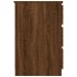 Escritorio madera contrachapada roble marrón 140x50x77