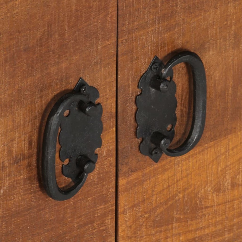 Mueble de TV de madera maciza de mango 120x30x40