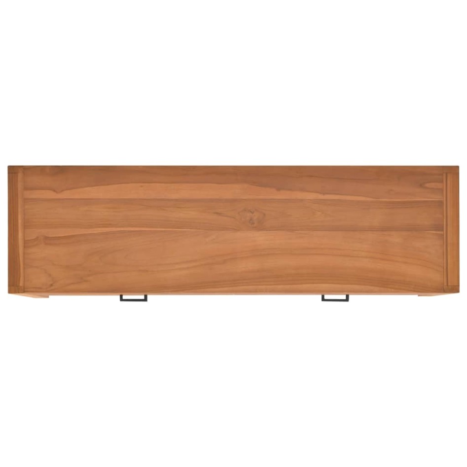 Mueble de TV de madera de teca 140x40x45