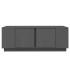 Mesa de centro de madera maciza de pino gris 110x50x40
