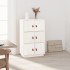 Aparador de madera maciza de pino blanco 67x40x108,5
