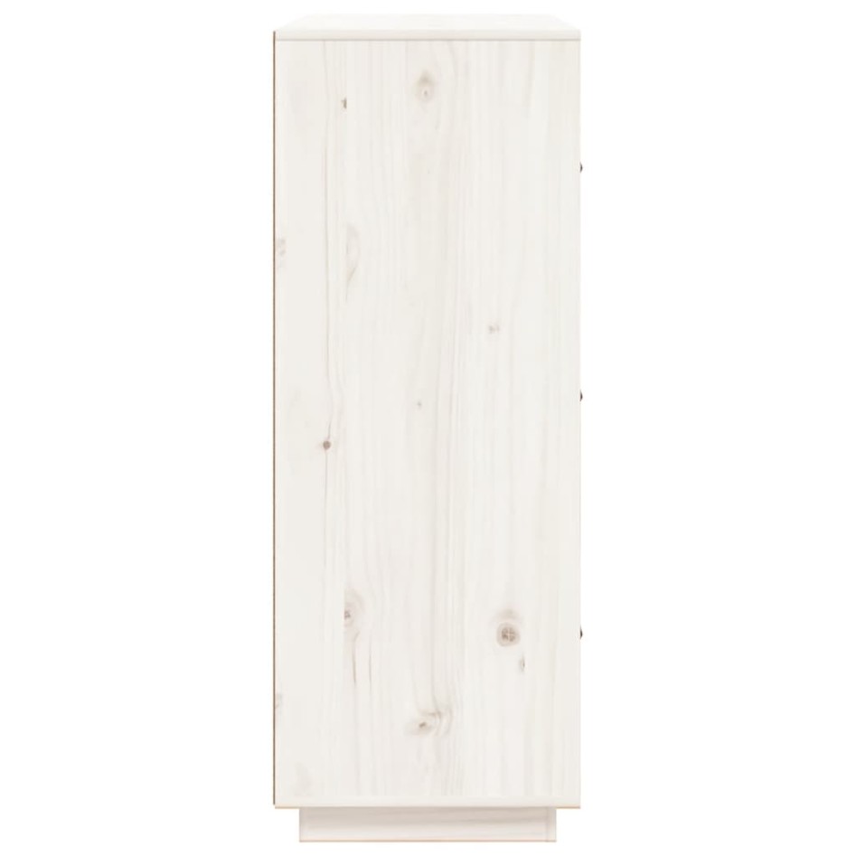 Aparador de madera maciza de pino blanco 67x40x108,5